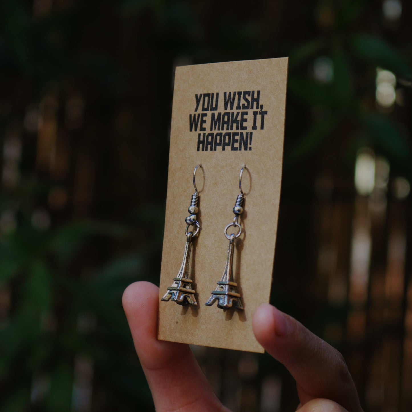 EIFFEL TOWER EARRINGS side