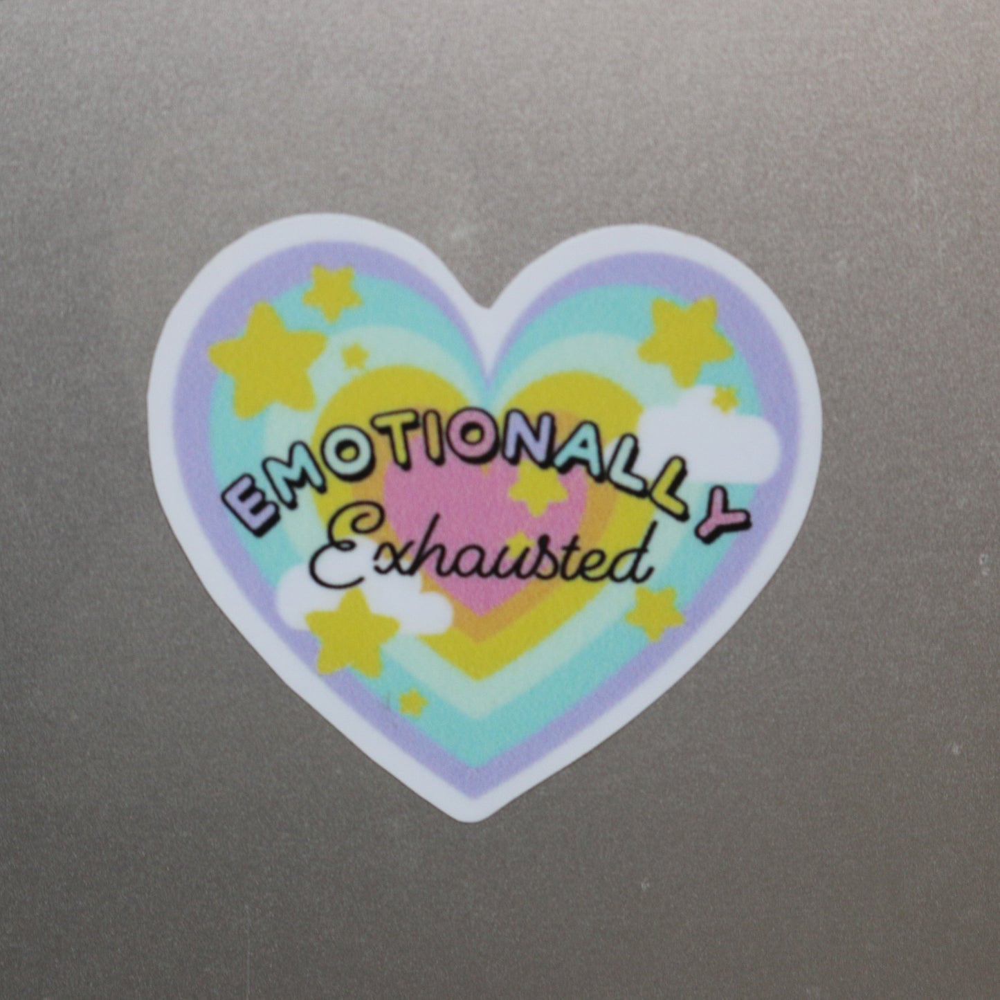 Emotionally Exhausted Sticker