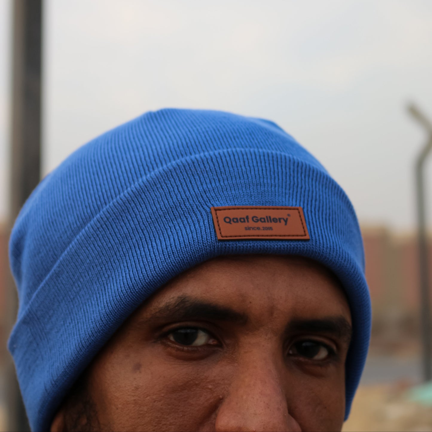 Blue Basic Beanie Hat