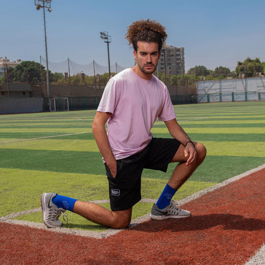 black melton basic short