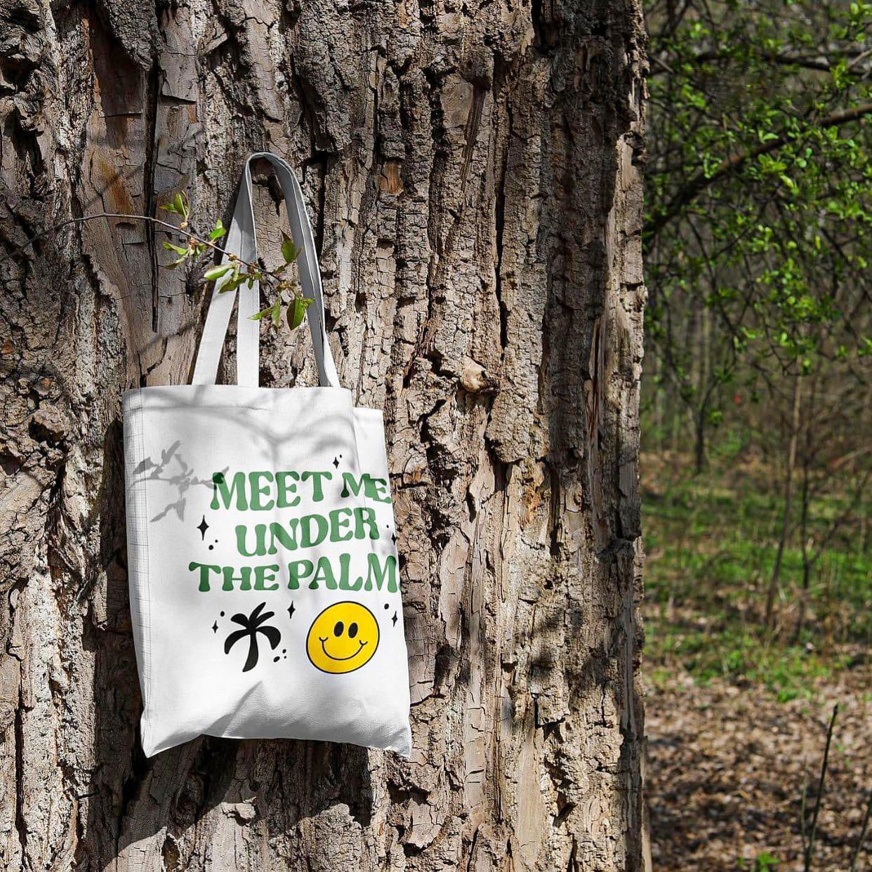 smile tote bag