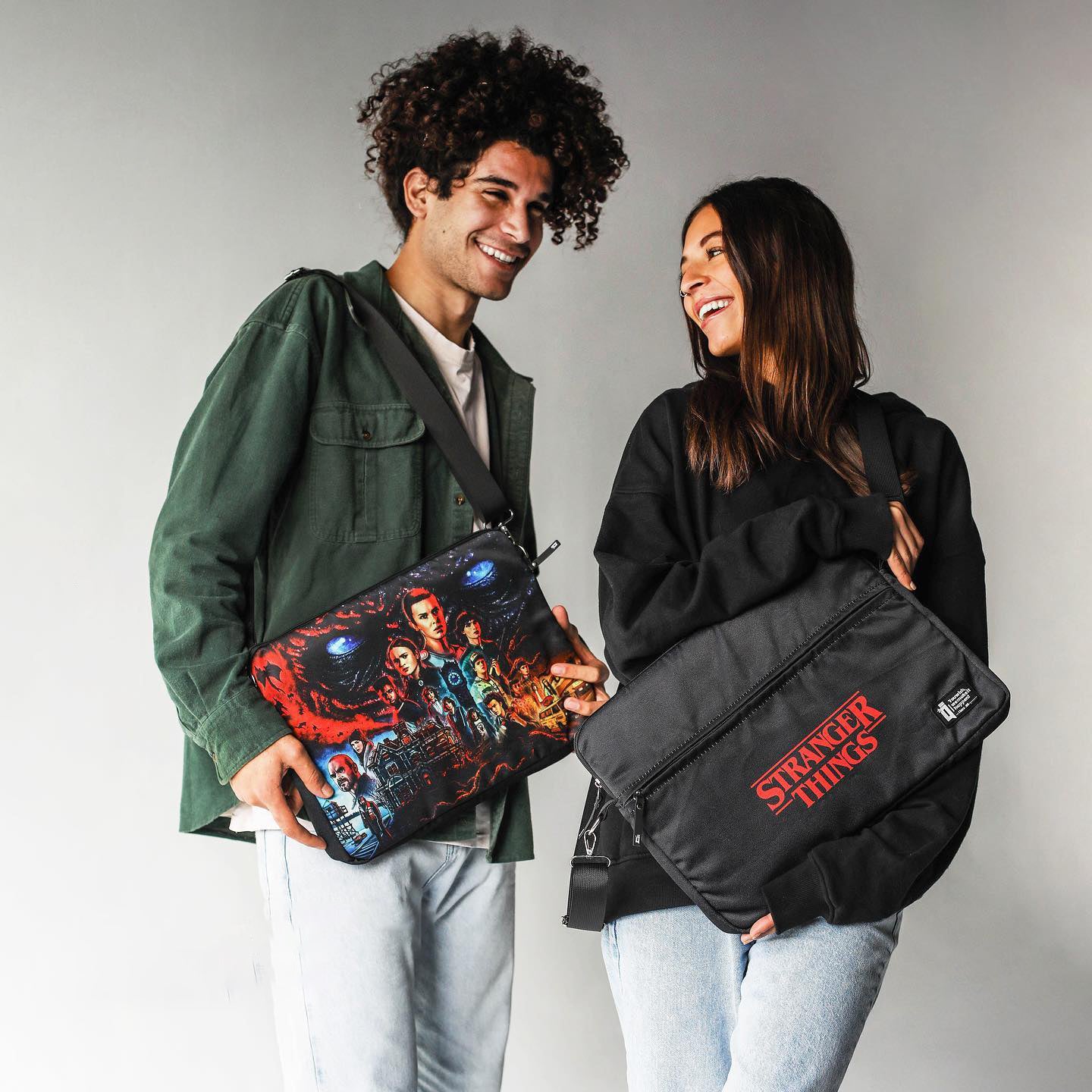 stranger things laptop sleeves front