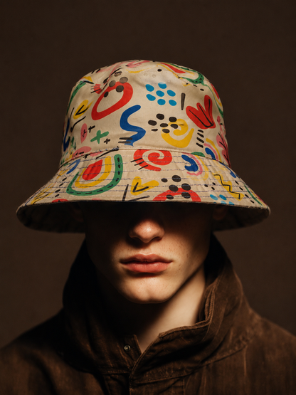 Abstract Bucket Hat