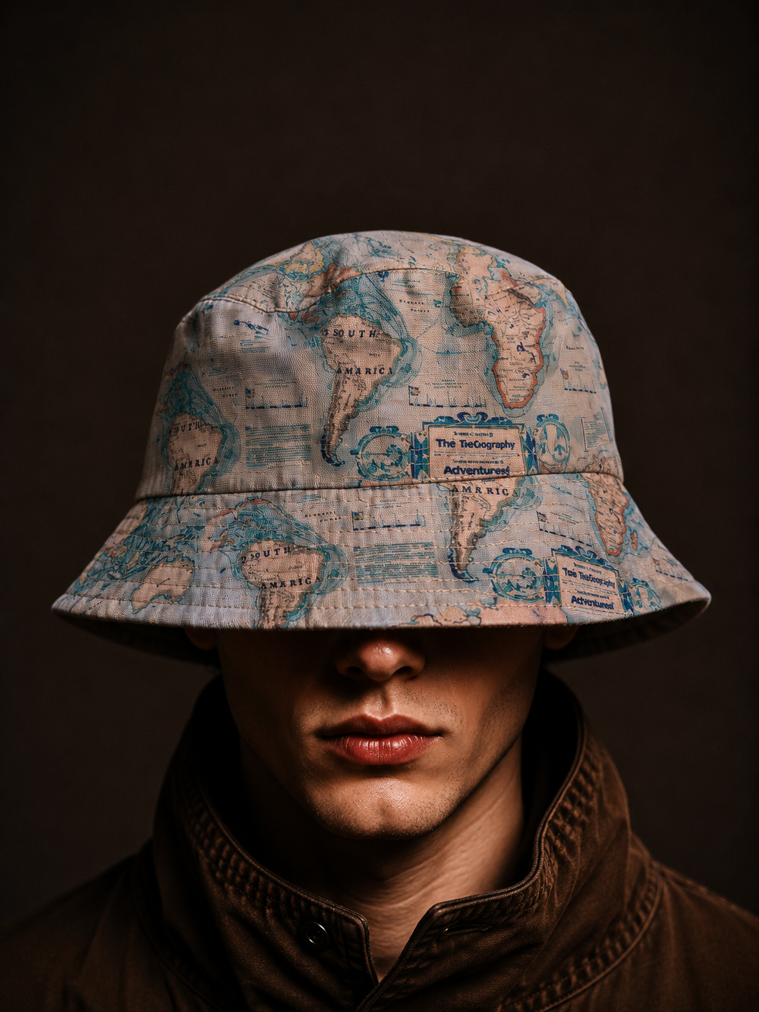 World Map Bucket Hat