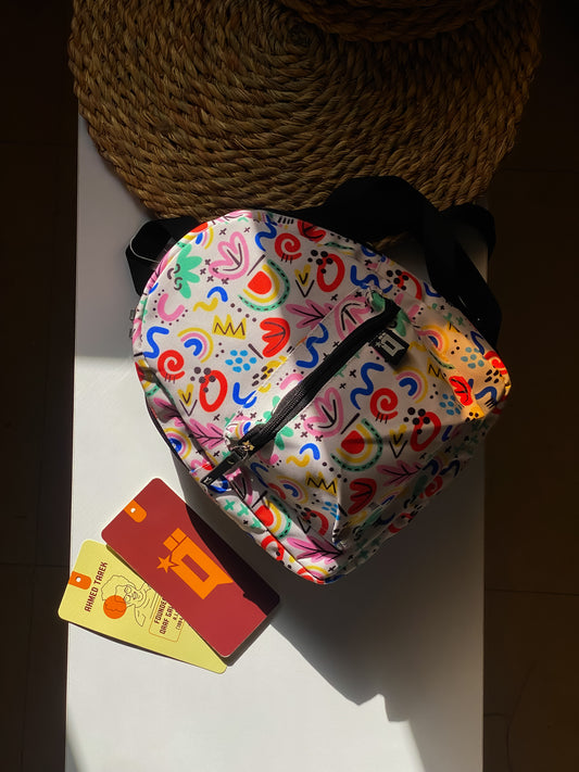 Abstract Mini Backpack