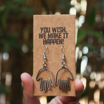 HAND EARRINGS front