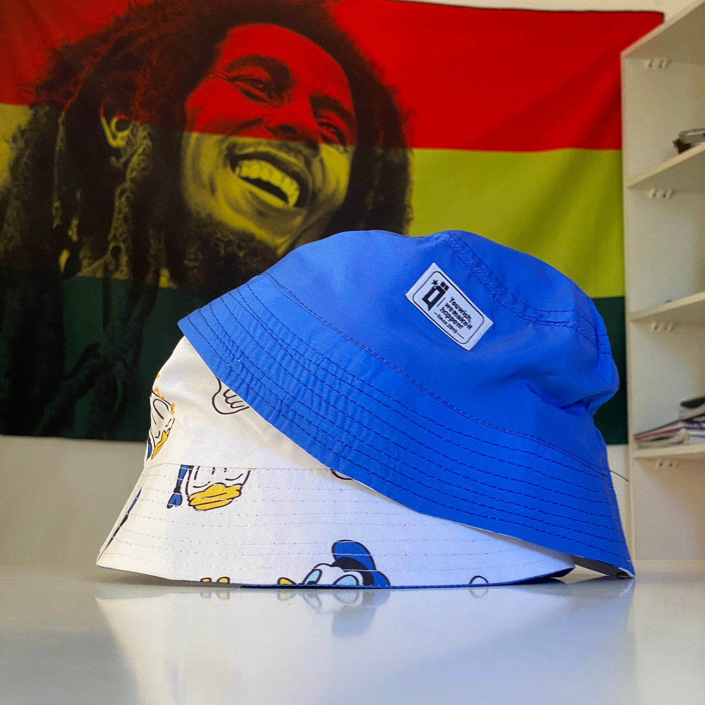 White Duck Bucket Hat