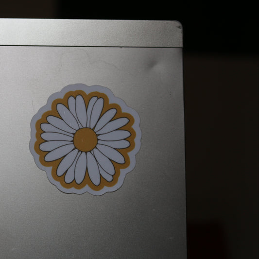 Daisy Flower Sticker