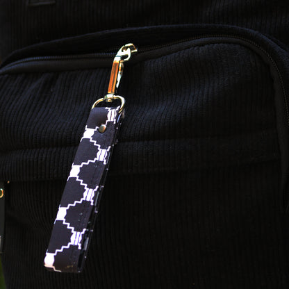 black palestine keychain details