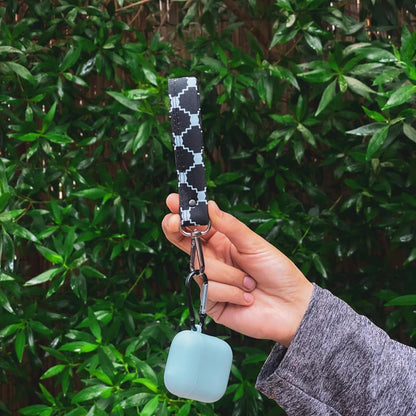 black palestine keychain front details