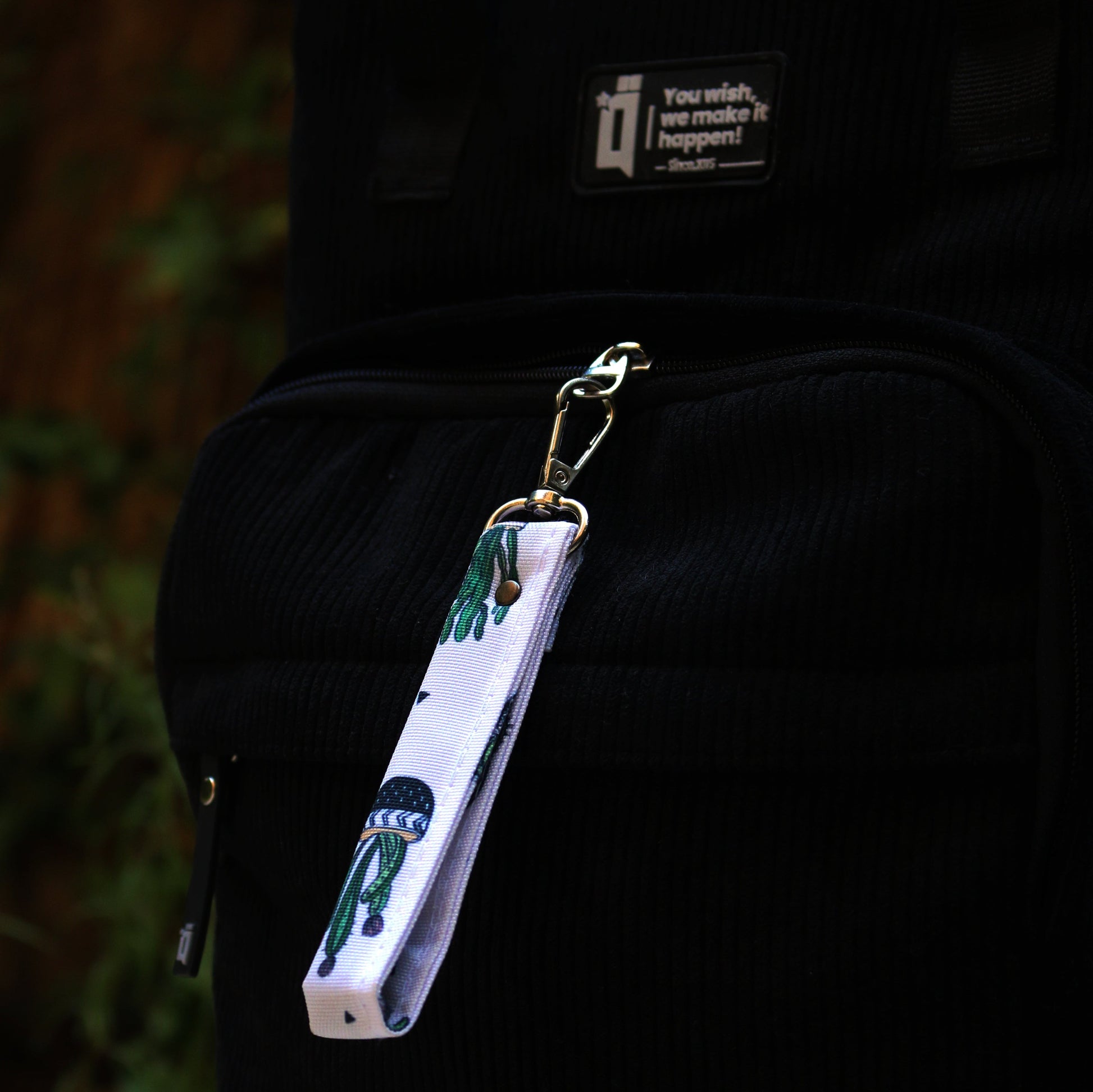 cactus keychain front