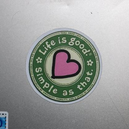 Life is Good Sticker