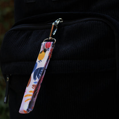 flowers keychain front