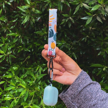 flowers keychain side