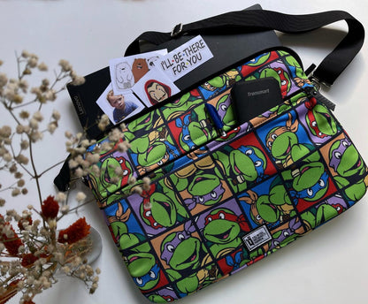 green ninja turtles laptop sleeves details
