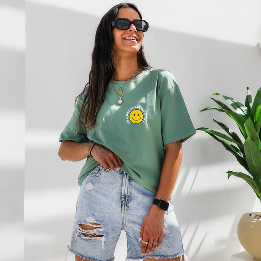 smile t-shirt front side