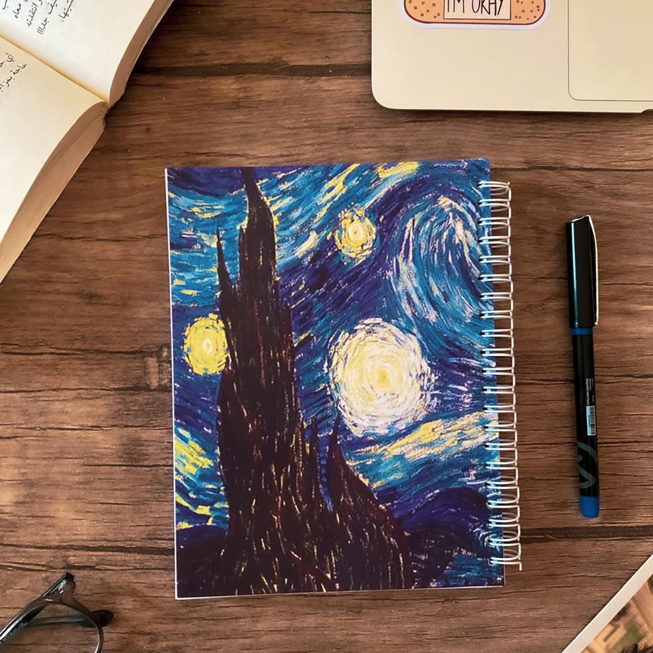 starry night notebook 