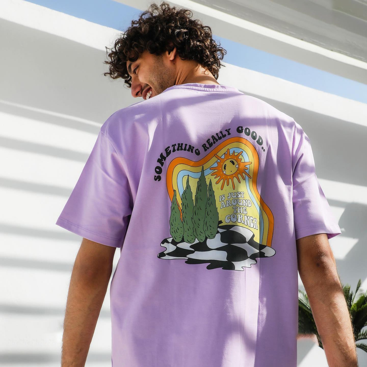 sun  t-shirt back side